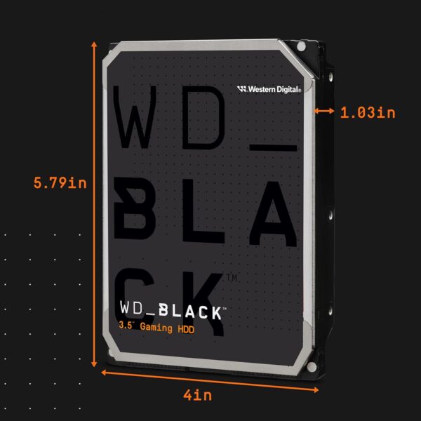 WD Black 2TB | WD2003FZEX Powerful 7200 RPM SATA 6Gb/s 3.5-Inch High-Performance Gaming Hard Drive with 64MB Cache - Image 3