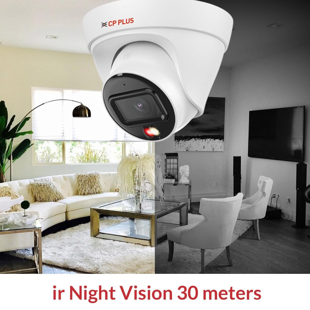 CP PLUS CP-UNC-DA21L3C-Q  Powerful  2MP Network IR Dome Camera with 30Mtr Smart IR, Built-in Mic, H.265 Compression & IP67 Protection - Image 5