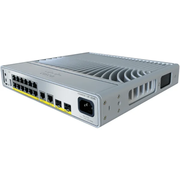 Cisco Catalyst C9200CX-12T-2X2G Powerful Fanless Layer 3 Managed Switch with 12 Gigabit Ports, 2x10G & 2x1G Uplinks - Image 2