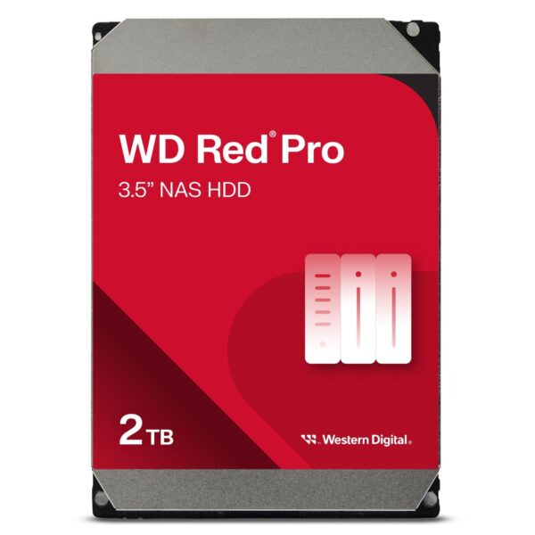 WD Red Pro 2TB | WD2002FFSX Powerful NAS HDD - 3.5-Inch, 7200RPM, CMR, 64MB Cache - Image 2