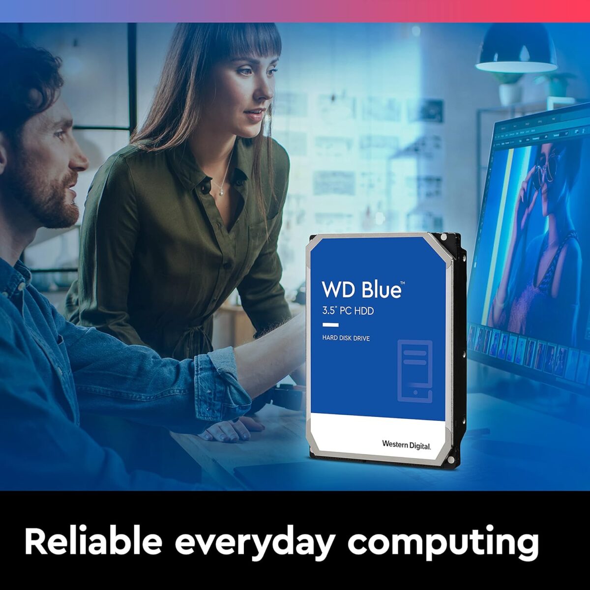 WD Blue 6TB | WD60EZAX Powerful Reliability 3.5-Inch Desktop Hard Drive – 5400 RPM, 256MB Cache, SATA 6Gb/s, CMR, 2-Year Warranty​ - Image 7