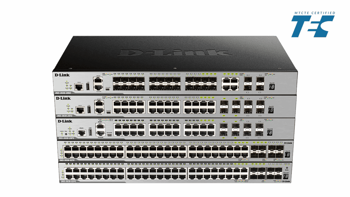 D-Link DGS-3630-28SC Professional Layer 3 Stackable Managed Switch with 20 SFP Ports, 4 Combo Gigabit Ports & 4x 10GbE SFP+ Uplinks - Image 2