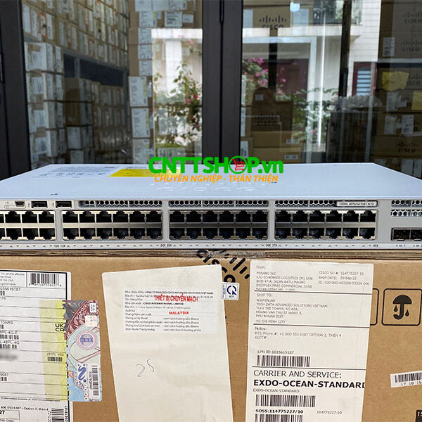 Cisco Catalyst C9200L-48PL-4G  Powerful Enterprise-Grade 48-Port PoE+ Network Switch with 4 Gigabit Uplink Ports - Image 3
