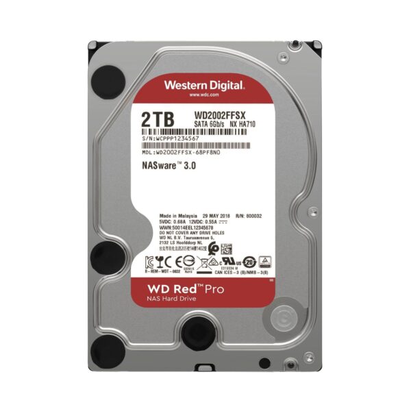 WD Red Pro 2TB | WD2002FFSX Powerful NAS HDD - 3.5-Inch, 7200RPM, CMR, 64MB Cache - Image 3