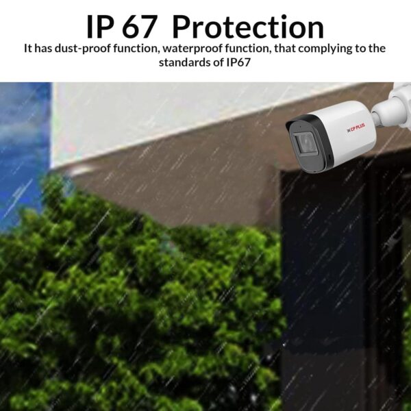 CP PLUS CP-URC-TC24PL3 Powerful 2.4MP IR Bullet Camera – Ultra HD Resolution, 30M Night Vision, IP67, Universal Video Format - Image 5