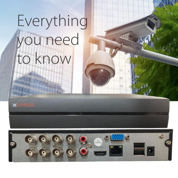 CP PLUS CP-UVR-0801E1-IC2 Powerful 8-Channel 1080N DVR | H.265 Compression, AI Instastream, 6TB HDD Support - Image 5