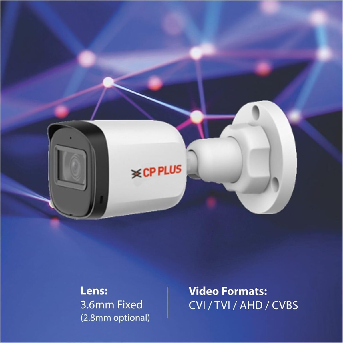 CP PLUS CP-URC-TC51PL3C Powerful 5MP Dual Light Bullet Camera with Smart Dual IR, 30M Night Vision, Built-in Mic, IP67, Day/Night Security Surveillance - Image 4