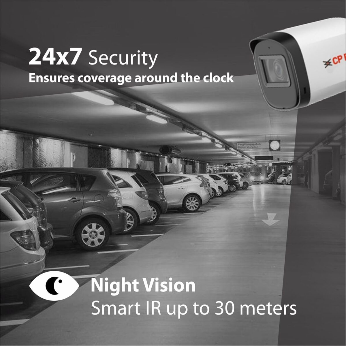 CP PLUS CP-URC-TC51PL3C Powerful 5MP Dual Light Bullet Camera with Smart Dual IR, 30M Night Vision, Built-in Mic, IP67, Day/Night Security Surveillance - Image 6