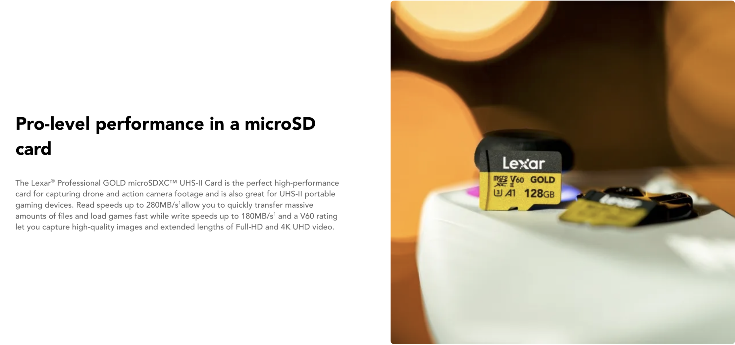 lexar 128gb professional gold 