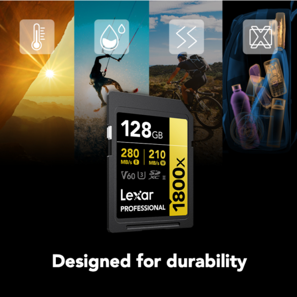 Lexar 128GB Professional 1800x GOLD