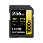Lexar 256GB Professional 1800x GOLD