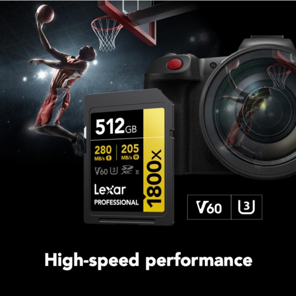 Lexar 512GB Professional 1800x GOLD