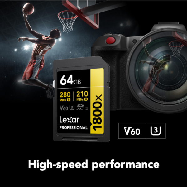 Lexar 64GB Professional 1800x GOLD
