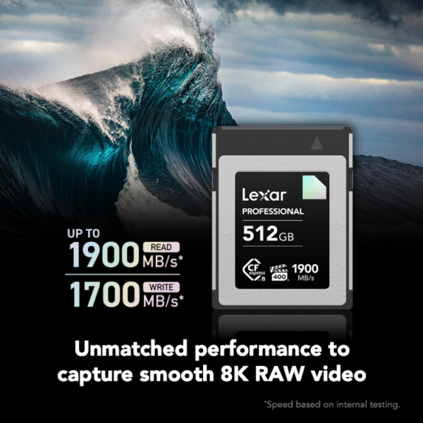 Lexar 512GB CFexpress Type B DIAMOND | 1900MB/s Read, 1700MB/s Write | 1600MB/s Sustained | VPG 400 | Limited Lifetime Warranty | Shock/Vibration-Proof & Temp Resistant | LCXEXDM512G-RNENG - Image 5