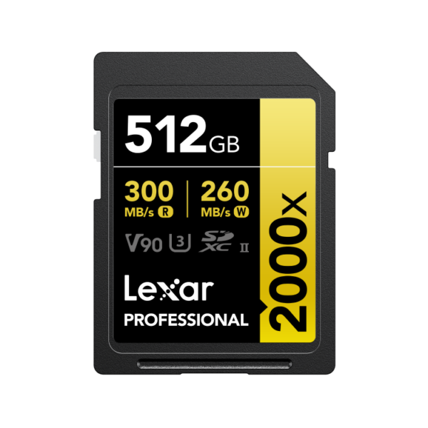 Lexar 512GB Professional 2000x