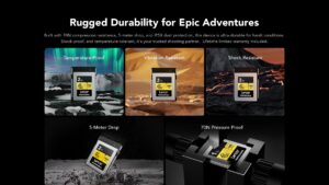 Lexar® Professional CFexpress™ 2.0 Type B Card GOLD Series 