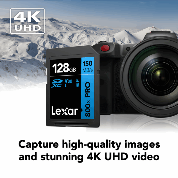 Lexar 128GB High-Performance 800x PRO