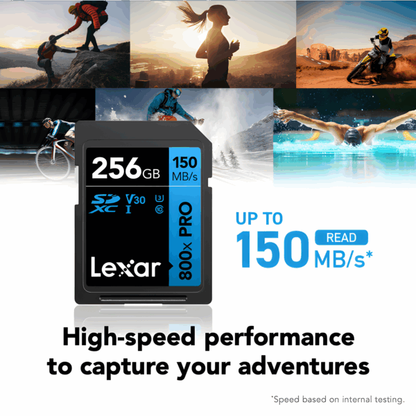Lexar 256GB High-Performance 800x PRO