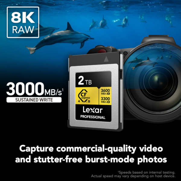 Lexar 2TB CFexpress 4.0 Type B GOLD SERIE