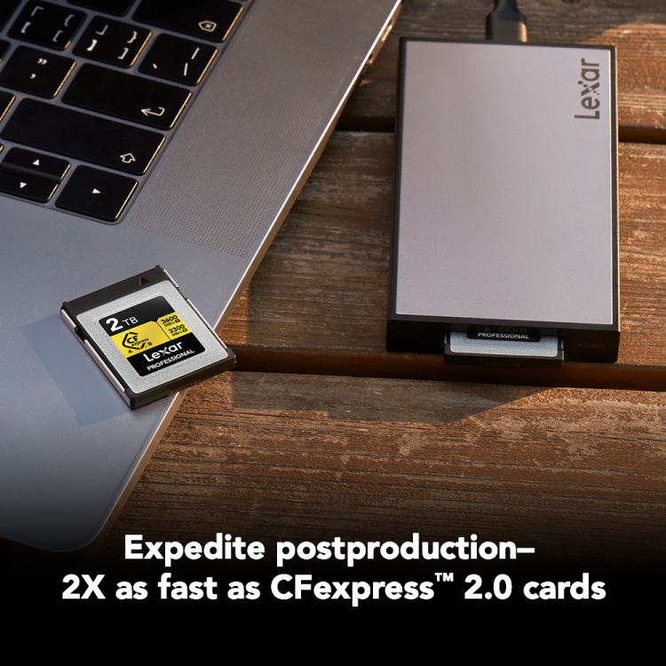 Lexar 2TB CFexpress 4.0 Type B GOLD SERIE