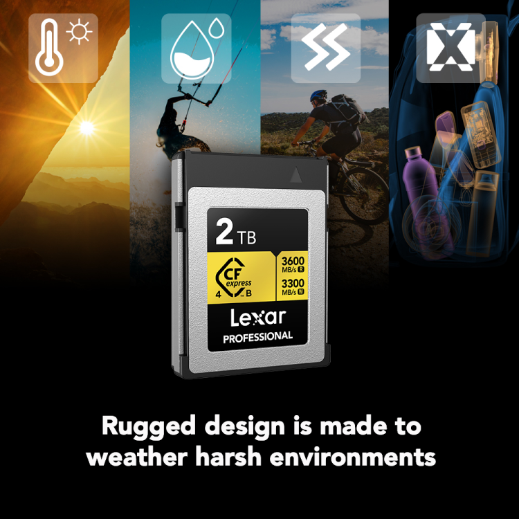 Lexar 2TB CFexpress 4.0 Type B GOLD SERIE