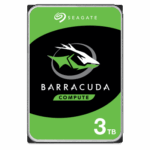 Seagate BarraCuda ST3000DM007 – 3TB | 5400RPM | 185MB/s Read/Write | 3.5-inch SATA HDD | 2-Year Warranty