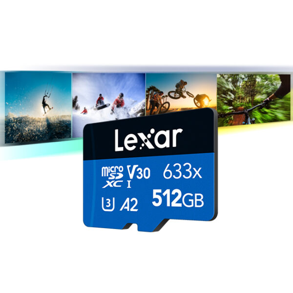 Lexar 512GB 633x microSDXC UHS I
