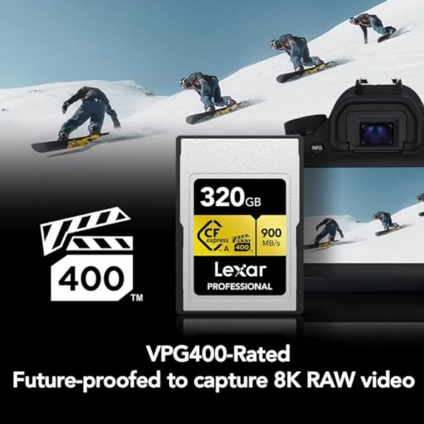 Lexar 320GB CFexpress 2.0 Type-A GOLD