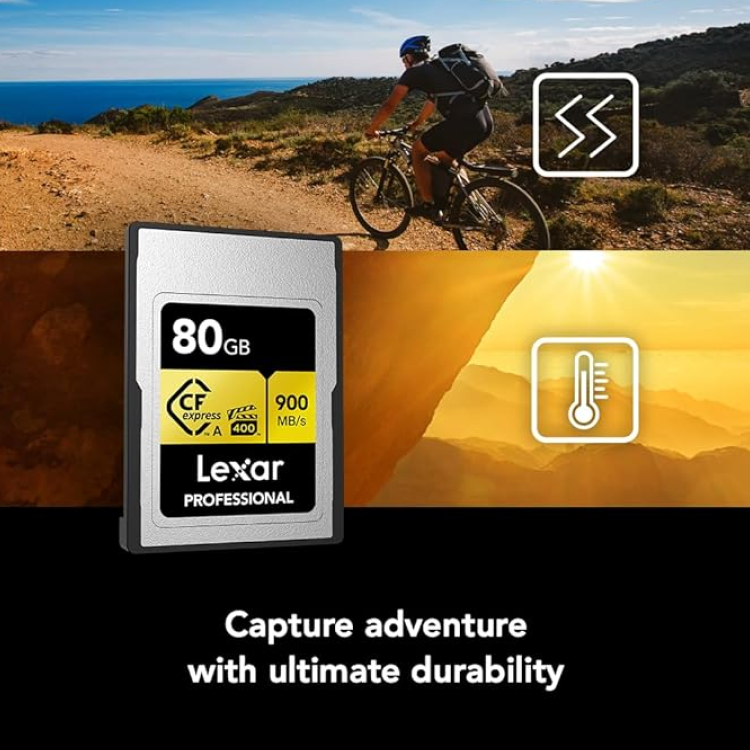 Lexar 80GB CFexpress 2.0 Type-A GOLD