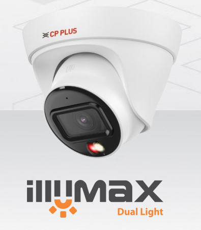 CP PLUS 4MP Dual Light Dome Camera