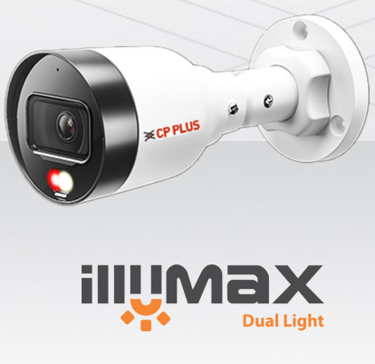 CP PLUS 4MP Dual Light Bullet IP Camera