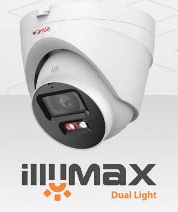CP PLUS 4MP Dual Light Dome Network Camera