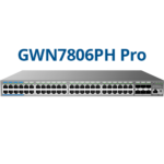 Grandstream GWN7806PH Pro | 48-Port Gigabit PoE++ Managed Switch | 6x 10G SFP+ | 720W Total PoE | High-Power Enterprise Switch
