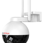 CP Plus CP-Z43Q | 4MP Outdoor Wi‑Fi PT Camera | Full‑Color Night Vision & IP65 | Weatherproof with Built‑in White LEDs | Works with Google Home