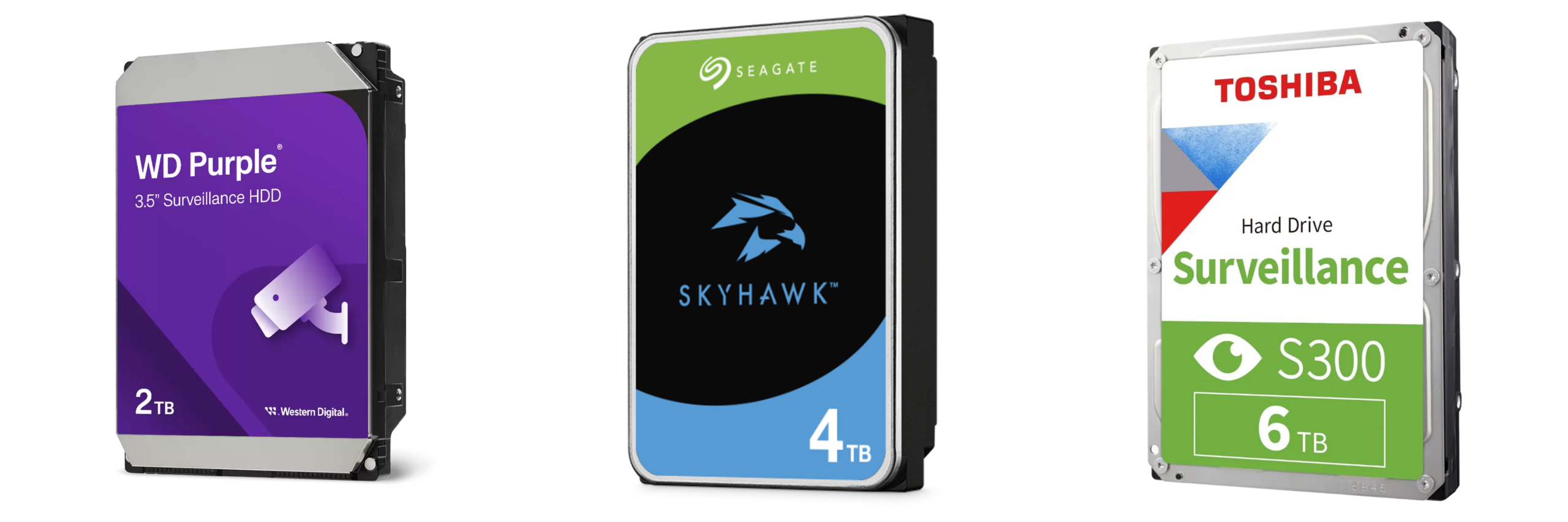 CCTV hard disk price in India 2026 WD Purple Seagate SkyHawk Toshiba S300"
