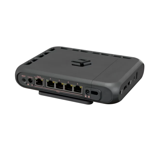 MikroTik hAP be³ Media | Tri-Band Wi-Fi 7 Home Router & Media Hub | 5x 2.5G Ethernet | Matter/Thread Smart Home | Quad-Core ARM | RouterOS L6