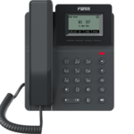 Fanvil V50P | Basic Level IP Phone with 2 SIP Lines & 6-Way Conference | 2.3” Dot-Matrix Screen | HD Voice & PoE | Business Communication