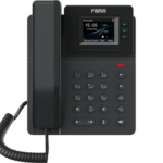 Fanvil V60P | Basic Level IP Phone with 4 SIP Lines & 6‑Way Conference | 2.4″ Color Screen | HD Voice & PoE | EHS Support