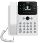 Fanvil V62G White | Prime Business Phone with 12 SIP Lines | 2.8″ Color Screen | Dual Gigabit PoE | 6‑Way Conference | HD Voice
