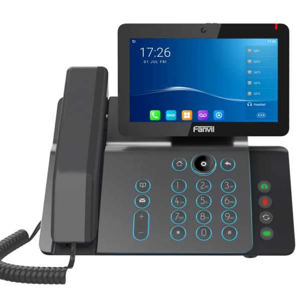 Fanvil V67 | Flagship Smart Android Video Phone | 7″ Adjustable Touch Screen & 5MP Camera | 20 SIP Lines | 10‑Way Audio / 3‑Way Video Conference | Wi‑Fi & Bluetooth | 112 DSS Keys - Image 2