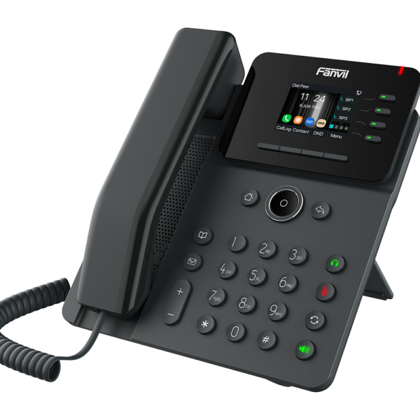 Fanvil V61W | Prime Business Phone with Wi‑Fi 6 & Bluetooth 5.4 | 4 SIP Lines | 2.4″ Color Screen | Dual Gigabit PoE | 6‑Way Conference - Image 3