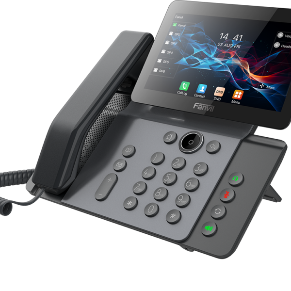 Fanvil V66 | Prime Business Phone with 7″ Adjustable Touch Screen | 20 SIP Lines & 6‑Way Conference | Wi‑Fi 6 & Bluetooth 5.4 | H.264 1080p Video | Up to 116 DSS Keys | Antibacterial Protection - Image 3
