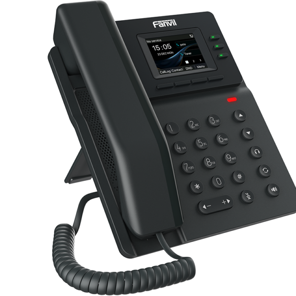 Fanvil V60P | Basic Level IP Phone with 4 SIP Lines & 6‑Way Conference | 2.4″ Color Screen | HD Voice & PoE | EHS Support - Image 3