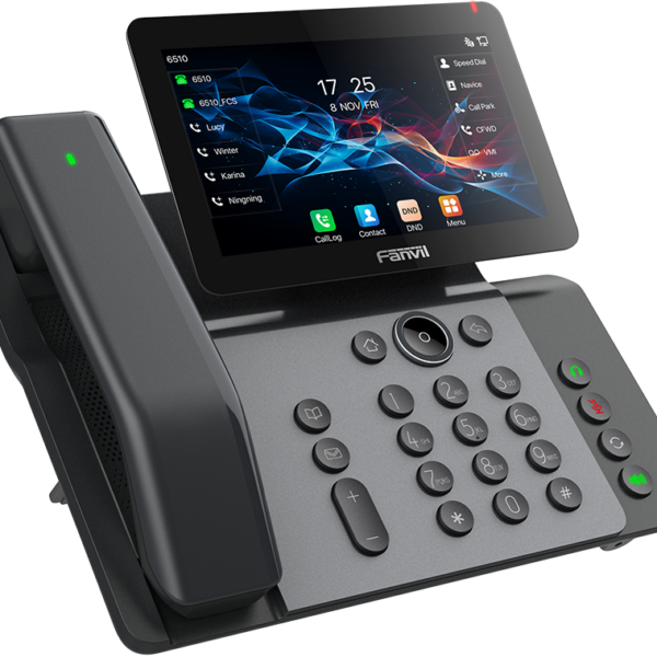 Fanvil V66 Pro | Prime Business Phone with 7″ Adjustable Touch Screen & Bluetooth Wireless Handset | 20 SIP Lines & 6‑Way Conference | Wi‑Fi 6 & Bluetooth 5.4 | H.264 1080p Video | Up to 116 DSS Keys | Antibacterial Protection - Image 4