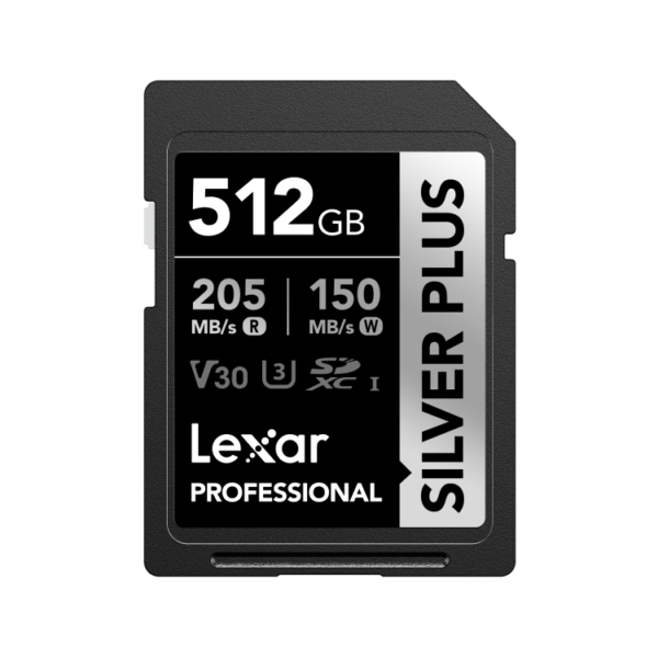 Lexar 512GB professional silver plus