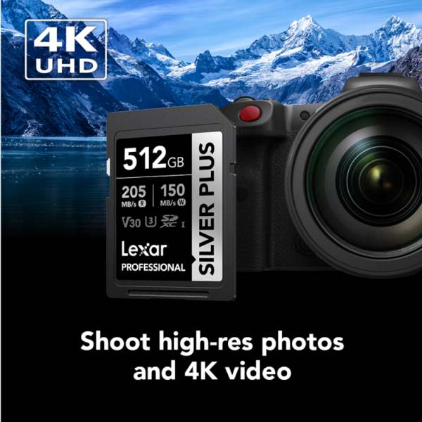 lexar 512gb professional silver plus