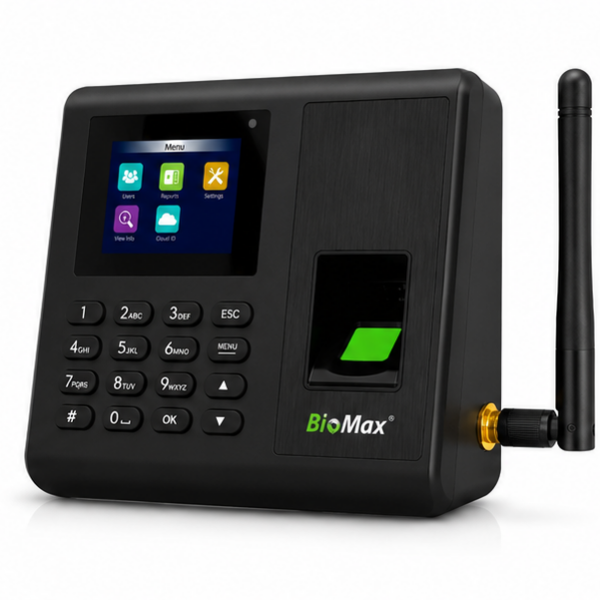 BioMax N-X90+2G Fingerprint Time Attendance & Access Control System with 2G GPRS, RFID & Inbuilt Battery Backup | 1 Year Limited Warranty - Image 3