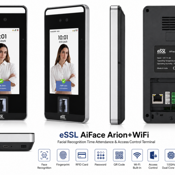eSSL AIFACE ARION + WiFi Time Attendance & Access Control System | 1 Year Limited Warranty - Image 3