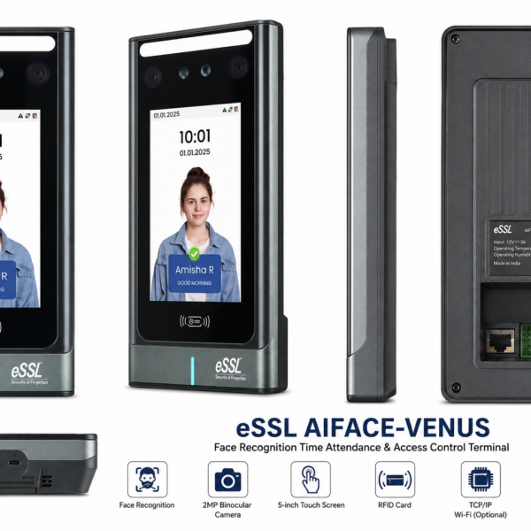 eSSL AIFACE-VENUS Time Attendance & Access Control System | 1 Year Limited Warranty - Image 3
