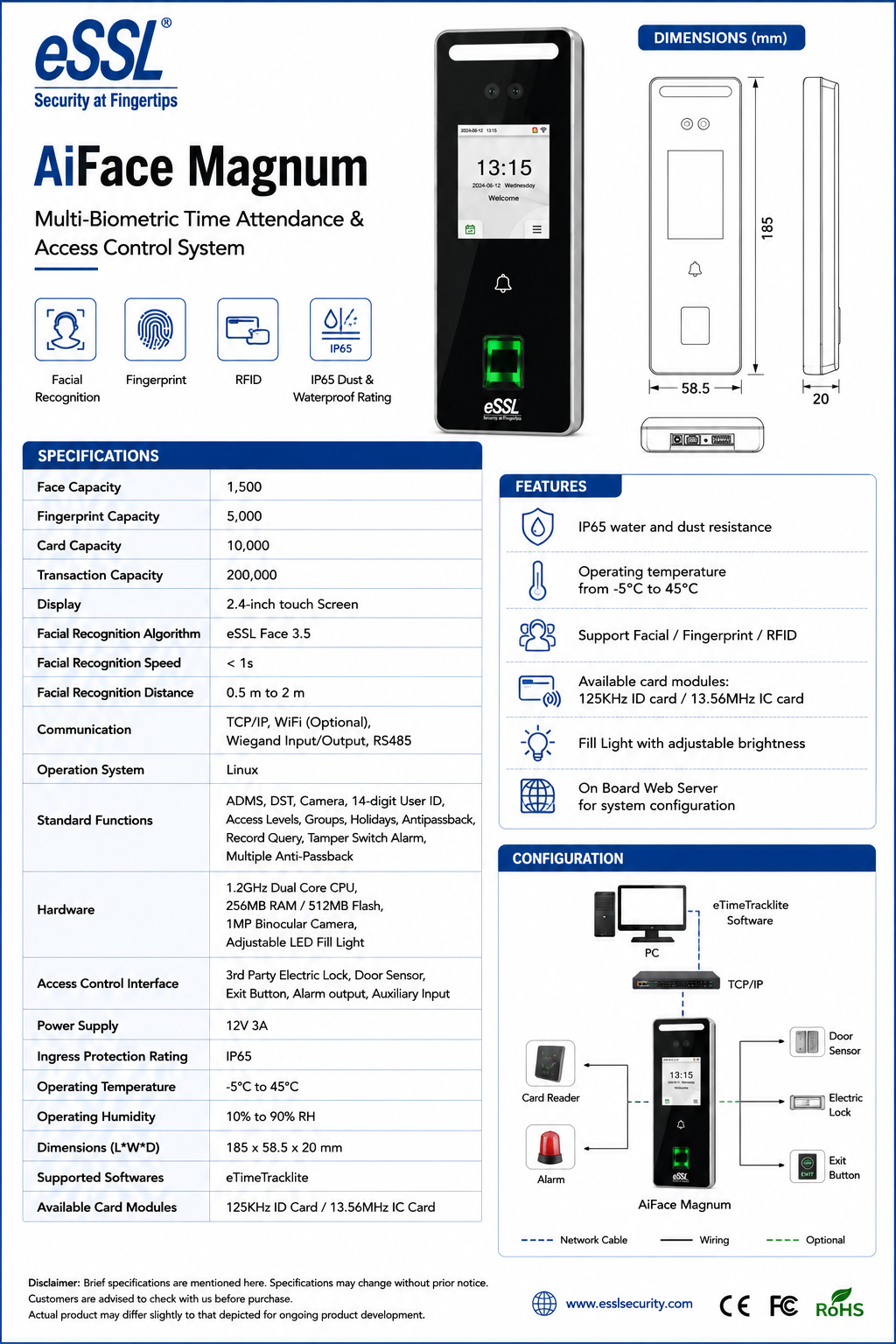eSSL Aiface Magnum